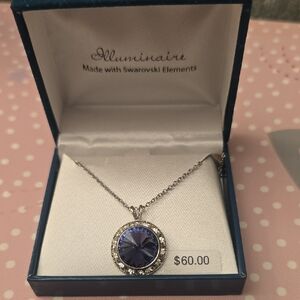 Luminaire Purple Swarovski Crystal Elements NIB